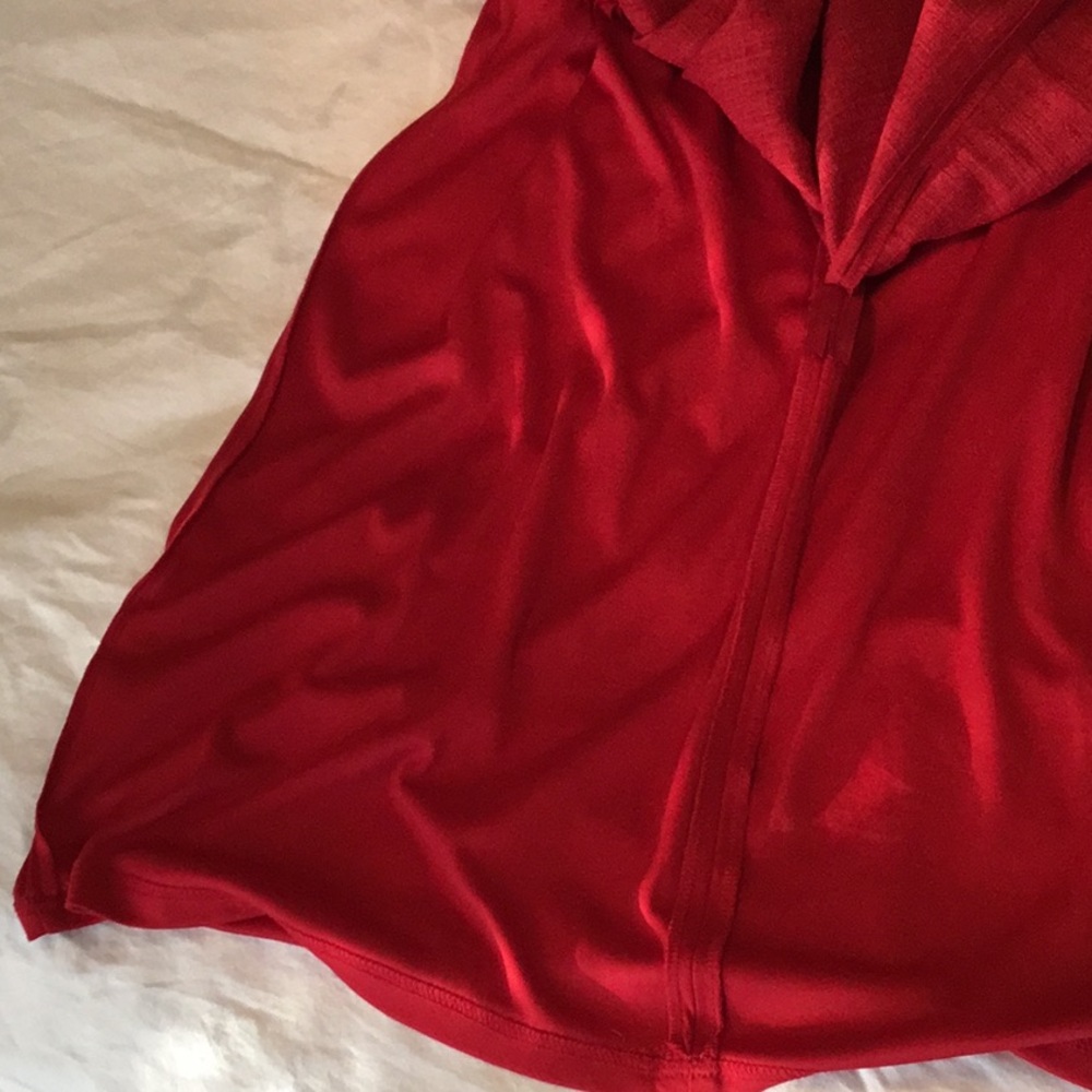 Elegant Red Ellen Tracy  Sleeveless fully lined Dress. Size 14. Side pockets. - Picture 13 of 16